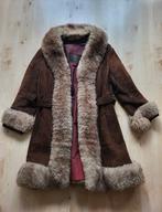 Leuke vintage dames lammy coat, maat M, Kleding | Dames, Jassen | Winter, Gedragen, Maat 38/40 (M), Ophalen of Verzenden, Bruin