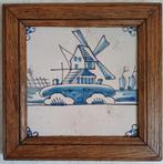 Antiek delfts blauwe tegel 18e eeuw, Antiek en Kunst, Ophalen of Verzenden