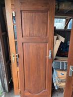Massief Hardhouten Binnendeuren, Doe-het-zelf en Verbouw, Deuren en Horren, Ophalen, Gebruikt, 80 tot 100 cm, Binnendeur