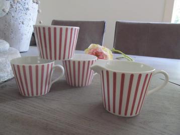 Melitta Zurich 2 Koppen + Melkkannetje + Suikerschaaltje beschikbaar voor biedingen