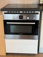 IKEA onderkast + Bosch inductiekookplaat & combimagnetron, Huis en Inrichting, Ophalen, Gebruikt, Wit, 50 tot 100 cm