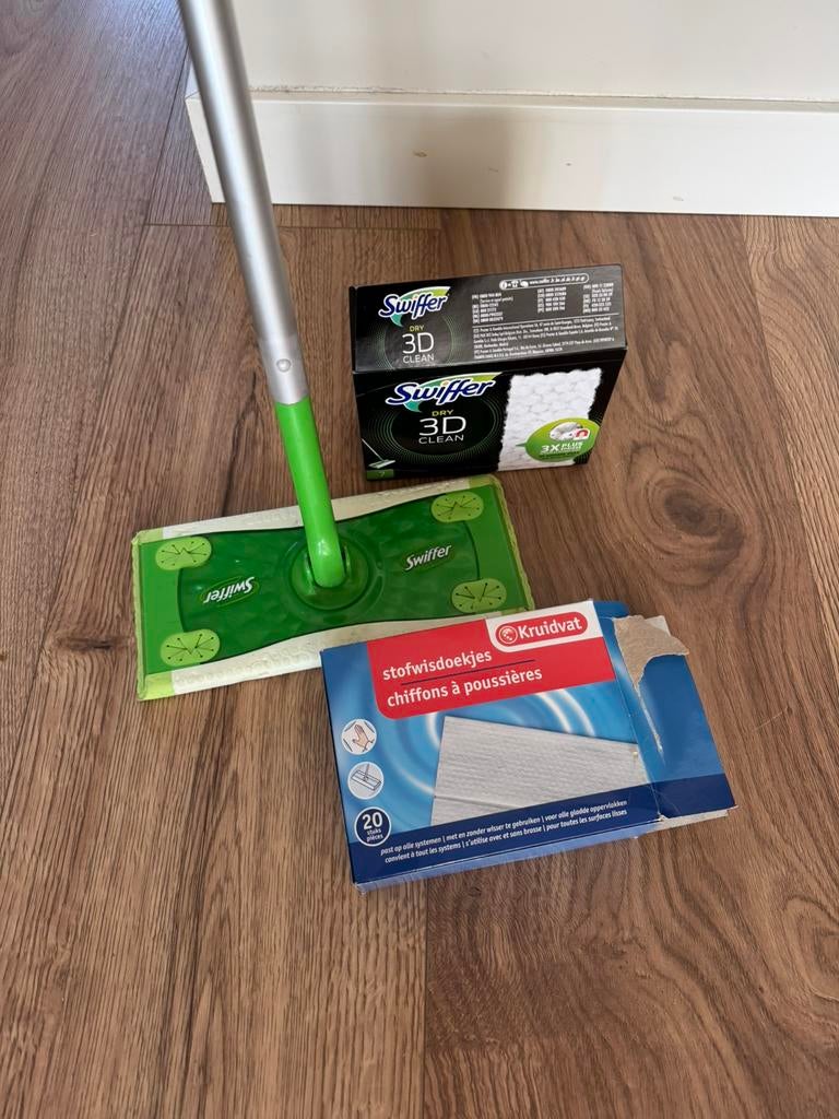 Swiffer Inclusief doekjes, Ophalen