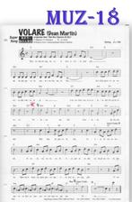 Muz18 bladmuziek super song -Volare ( Dean Martin ), Gebruikt, Piano, Ophalen of Verzenden, Artiest of Componist