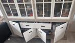 Super mooie grote buffetkast/vitrinekast, Huis en Inrichting, Ophalen, 200 cm of meer, Zo goed als nieuw, 200 cm of meer