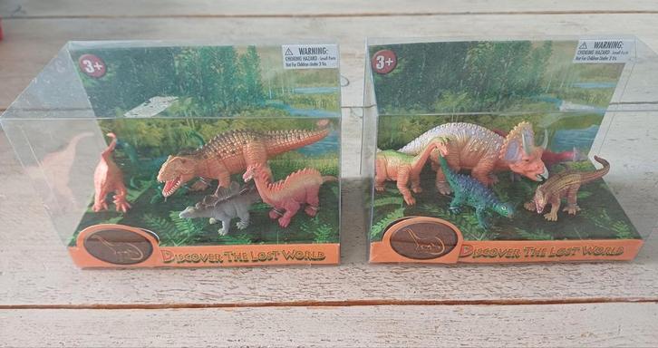 2 x Discover the lost world Dinosaurussen (10 stuks) *Nieuw*, Hobby en Vrije tijd, Overige Hobby en Vrije tijd, Nieuw, Ophalen of Verzenden