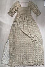 Mintgroen NOTES DU NORD maxi jurk met pofmouwen mt 40, Kleding | Dames, Maat 38/40 (M), Verzenden, Gedragen, Onder de knie