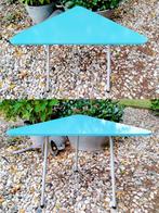 Brocante Blauw Jaren 50 Tafel Tafeltje Bijzettafel Hoektafel, Huis en Inrichting, Tafels | Bijzettafels, Ophalen of Verzenden