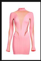 H&M x Mugler mesh jurkje roze maat 38 NIEUW, Maat 38/40 (M), H&M x Mugler, Nieuw, Ophalen of Verzenden