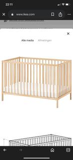 Babybed - Ikea SNIGLAR 60x120cm, Ophalen, Zo goed als nieuw, Lattenbodem, Minder dan 140 cm