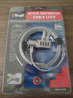 Trust notebook cable lock laptopslot nieuw, Ophalen of Verzenden, Nieuw