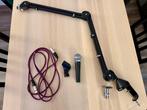 Shure SM58 met RODE PSA1 Studio Arm, Ophalen of Verzenden, Gebruikt, Zangmicrofoon