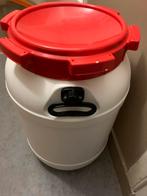 Kunststof Vat met Deksel - 150 Liter, 150 liter of meer, Ophalen, Gebruikt, Kunststof