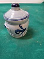 mosterd potje met deksel keuls aardewerk, Antiek en Kunst, Antiek | Servies los, Ophalen of Verzenden