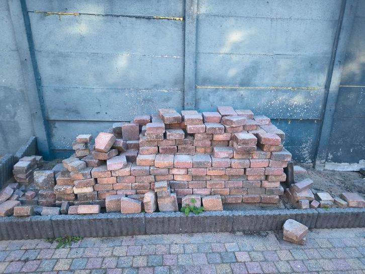 Koppel Stones 15 x 15 gratis, Tuin en Terras, Tegels en Klinkers, Gebruikt, Ophalen