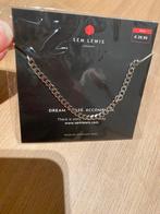 Nieuw Sem Lewis heren armband schakel zilver kleur, Ophalen of Verzenden, Nieuw, Zilver, Zilver