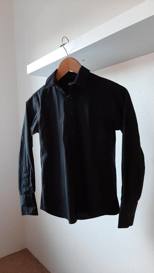 Nieuwe mooie blouse bloes Hound maat S 140 zwart., Kinderen en Baby's, Kinderkleding | Maat 140, Nieuw, Jongen, Overhemd of Blouse