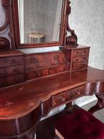 Prachtige antieke kaptafel met originele spiegel!, Ophalen of Verzenden