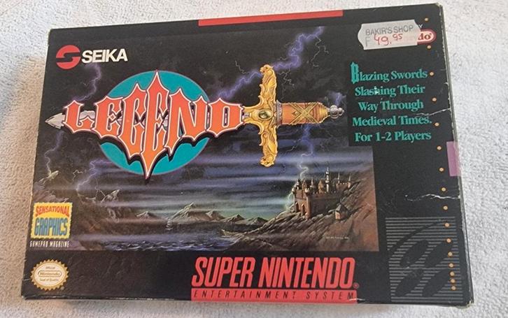 Legend voor de SNES, Spelcomputers en Games, Games | Nintendo Super NES, Gebruikt, 1 speler, Ophalen