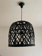 2 dezelfde bamboe hanglampen, Huis en Inrichting, Lampen | Hanglampen, Ophalen, Overige materialen, Landelijk, cottage, bohemian