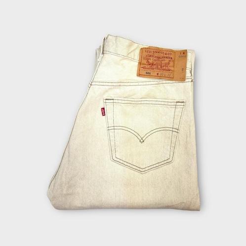 Levi’s 501 heren spijkerbroek W33L32, Kleding | Heren, Spijkerbroeken en Jeans, Gedragen, W33 - W34 (confectie 48/50), Wit, Ophalen of Verzenden