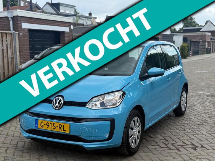 Volkswagen Up! 1.0 BMT move up! NAP BTW AUTO, Auto diversen, Schadeauto's, Volkswagen, Handgeschakeld, Benzine, Hatchback, Blauw