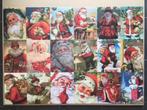 Puzzel 2000 stukjes: Vintage Santa's / Vintage kerstmannen, Ophalen of Verzenden, Legpuzzel, Meer dan 1500 stukjes, Zo goed als nieuw
