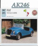 Ak246 autokaart fiat vignale gamine ( 1967 - 1971 ), Verzenden, Zo goed als nieuw, Auto's