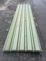 Partij mooie groene damwandplaten 397,5 cm, Ophalen, Zo goed als nieuw