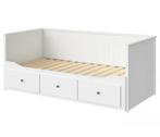 Ikea Hemnes bank bed, Huis en Inrichting, Gebruikt, Wit, Tweepersoons, Ophalen of Verzenden
