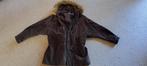 winterjas Donker bruin suede, Ophalen of Verzenden, Gedragen, Maat 42/44 (L), Bruin