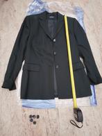 Damespakje Bernd Berger, zwart, maat 38 en witte blouse 38, Ophalen of Verzenden, Zo goed als nieuw, Maat 38/40 (M), Wit