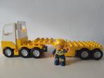 Duplo vrachtwagen cabine met grote oplegger, Kinderen en Baby's, Speelgoed | Duplo en Lego, Ophalen of Verzenden, Zo goed als nieuw