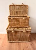 Prachtige Bali Bamboe manden, Ophalen, Mand, Zo goed als nieuw, Riet