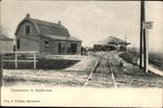 Stoomtram station Spijkenisse TOPKAART, Verzenden, Voor 1920, Gelopen, Zuid-Holland