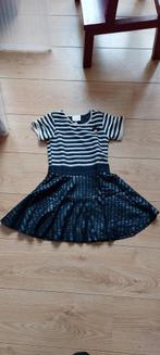 Zwart wit zomer jurk maat 128 le chic, Kinderen en Baby's, Kinderkleding | Maat 128, Meisje, Le Chic, Ophalen of Verzenden, Zo goed als nieuw