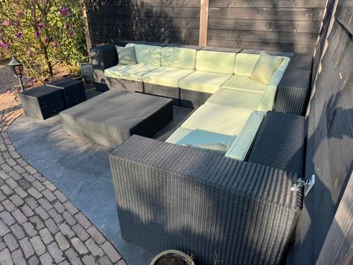 Borek Provence Loungeset Tuinset, Tuin en Terras, Tuinsets en Loungesets, Zo goed als nieuw, Wicker, Bijzettafel, Ophalen of Verzenden