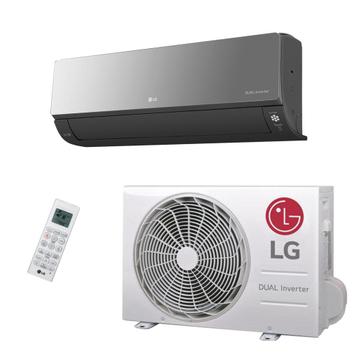 ACTIE - LG DUALCOOL AC12BK Artcool black mirror 3.5 kW WiFi