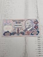Turkije 1000 Lirasi Biljet 1970-1981, Ophalen of Verzenden, Overige landen, Los biljet