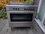 Etna vijfpits gasfornuis, 90cm. breed, in hoogte verstelbaar, Witgoed en Apparatuur, Fornuizen, Ophalen, Gebruikt, 60 cm of meer