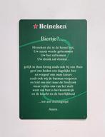 Heineken gebed biertje reclamebord van metaal wandbord deco, Verzamelen, Biermerken, Ophalen of Verzenden, Nieuw, Reclamebord, Plaat of Schild