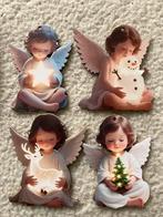 Kerstengel engeltjes ster rendier set 4 kerstboomhangers, Ophalen of Verzenden, Nieuw