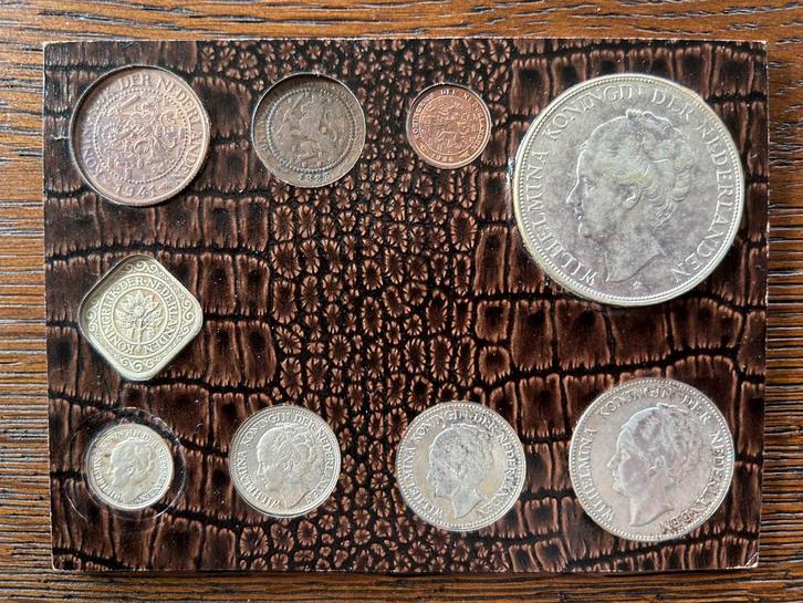 Set munten wilhelmina en Willem III, Postzegels en Munten, Munten | Nederland, Setje, Overige waardes, Koningin Wilhelmina, Ophalen of Verzenden