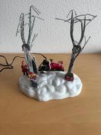 Charlesville Kerstman op schommel, met voeding, werkt niet, Ophalen of Verzenden, Gebruikt