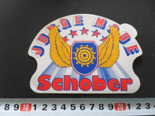 sticker logo SCHOBER junge mode, Verzamelen, Stickers, Zo goed als nieuw, Bedrijf of Vereniging, Ophalen