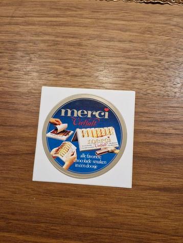 2740 Merci Chocolade Sticker beschikbaar voor biedingen