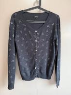 A.P.C. Grijs prachtig Vestje - Maat M - Grijs met Bloemen, Kleding | Dames, Truien en Vesten, Maat 38/40 (M), Ophalen of Verzenden