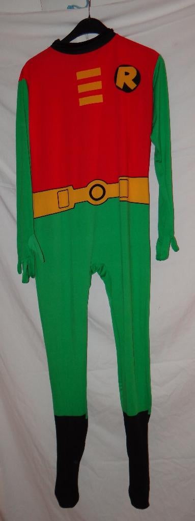 Leuk rood/geel/groen ROBIN BATMAN pak, Kleding | Heren, Carnavalskleding en Feestkleding, Ophalen, Carnaval, Maat 48/50 (M), Kleding