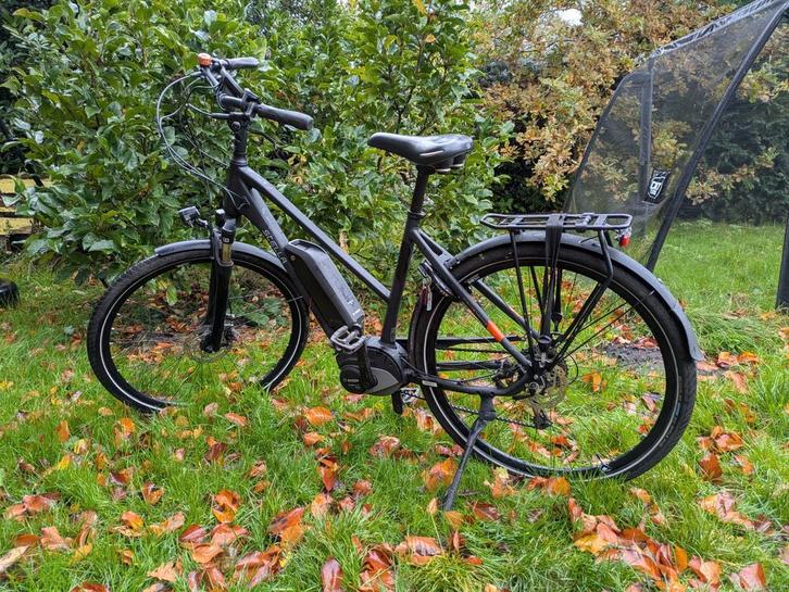 Stella Trekking Electrische fiets. Mat zwarte kleur, Fietsen en Brommers, Fietsen | Dames | Damesfietsen, Gebruikt, Overige merken