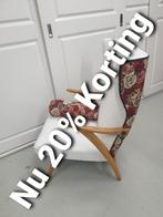 OPRUIMING! Scandinavische vintage Fauteuil, Huis en Inrichting, Fauteuils, 75 tot 100 cm, Zo goed als nieuw, Stof, 50 tot 75 cm