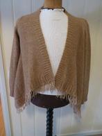 Dames vest Kontatto 100% Italia Maat L Beige Z.G.A.N., Kleding | Dames, Bruin, Maat 42/44 (L), Ophalen of Verzenden, Zo goed als nieuw